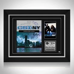 RARE-T CSI: NY Script Limited Signature Edition Studio Licensed Custom Frame