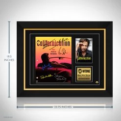 RARE-T Californication Script Limited Signature Edition Studio Licensed Custom Frame Limited Edition Frames 13 RARE-T Californication Script Limited Signature Edition Studio Licensed Custom Frame Limited Edition Frames