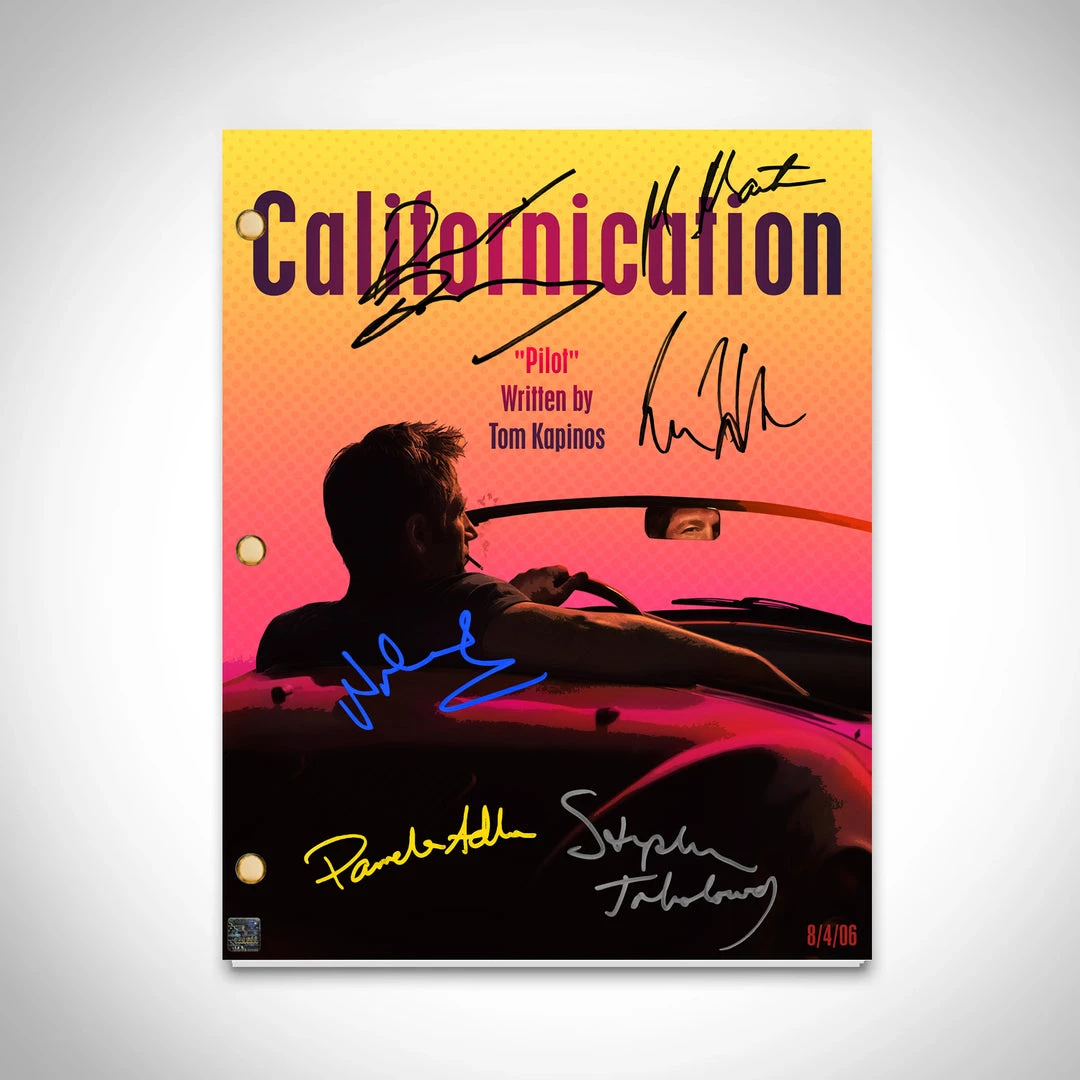RARE-T Californication Script Limited Signature Edition Studio Licensed Custom Frame Limited Edition Frames 4 RARE-T Californication Script Limited Signature Edition Studio Licensed Custom Frame Limited Edition Frames