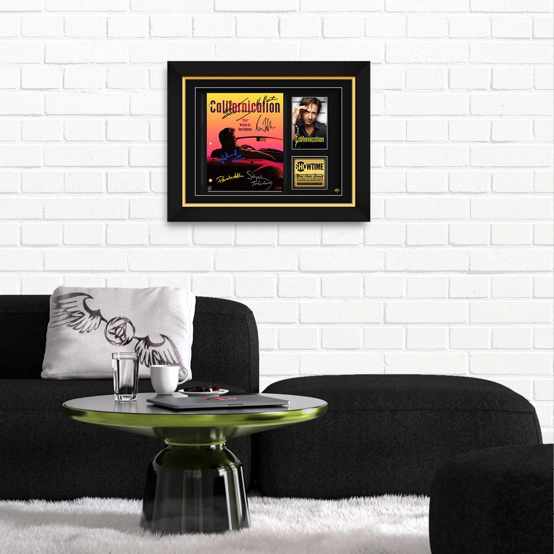RARE-T Californication Script Limited Signature Edition Studio Licensed Custom Frame Limited Edition Frames 2 RARE-T Californication Script Limited Signature Edition Studio Licensed Custom Frame Limited Edition Frames