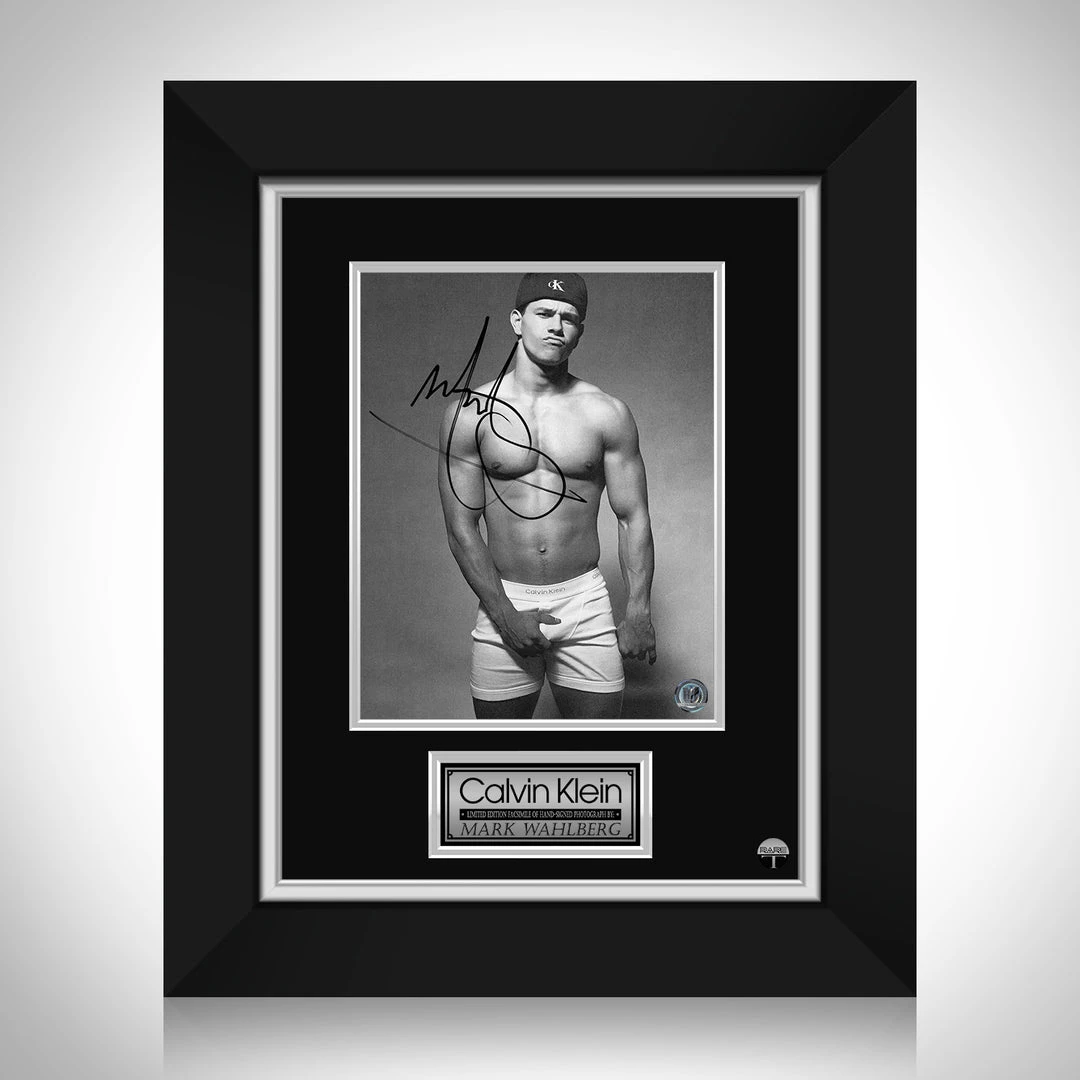 RARE-T Limited Edition Frames Mark Wahlberg - Calvin Klein Photo Limited Signature Edition Studio Licensed Custom Frame 8 RARE-T Limited Edition Frames Mark Wahlberg - Calvin Klein Photo Limited Signature Edition Studio Licensed Custom Frame
