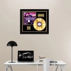 RARE-T Cam'ron - Purple Haze Gold LP Limited Signature Edition Studio Licensed Custom Frame Limited Edition Frames