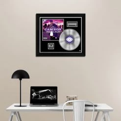 RARE-T Limited Edition Frames Cam'ron - Purple Haze Platinum LP Limited Signature Edition Studio Licensed Custom Frame