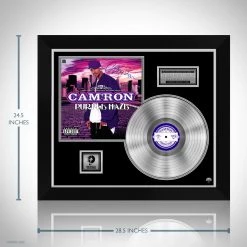 RARE-T Limited Edition Frames Cam'ron - Purple Haze Platinum LP Limited Signature Edition Studio Licensed Custom Frame