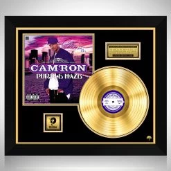 RARE-T Cam'ron - Purple Haze Gold LP Limited Signature Edition Studio Licensed Custom Frame Limited Edition Frames