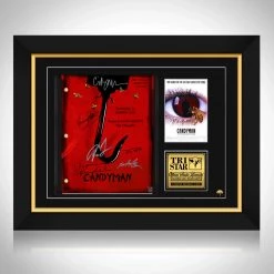 RARE-T Candyman Movie Script Limited Signature Edition Studio Licensed Custom Frame