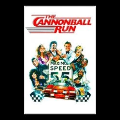 RARE-T Limited Edition Frames Cannonball Run Transcript Limited Signature Edition Studio Licensed Custom Frame