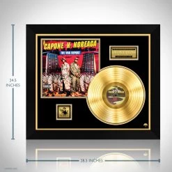 RARE-T Capone -N- Noreaga - The War Report Gold LP Limited Signature Edition Studio Licensed Custom Frame