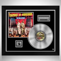 RARE-T Capone -N- Noreaga - The War Report Platinum LP Limited Signature Edition Studio Licensed Custom Frame