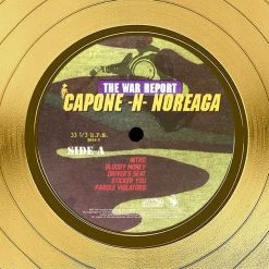 RARE-T Capone -N- Noreaga - The War Report Gold LP Limited Signature Edition Studio Licensed Custom Frame