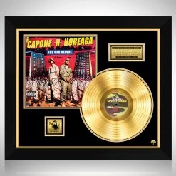 RARE-T Capone -N- Noreaga - The War Report Gold LP Limited Signature Edition Studio Licensed Custom Frame