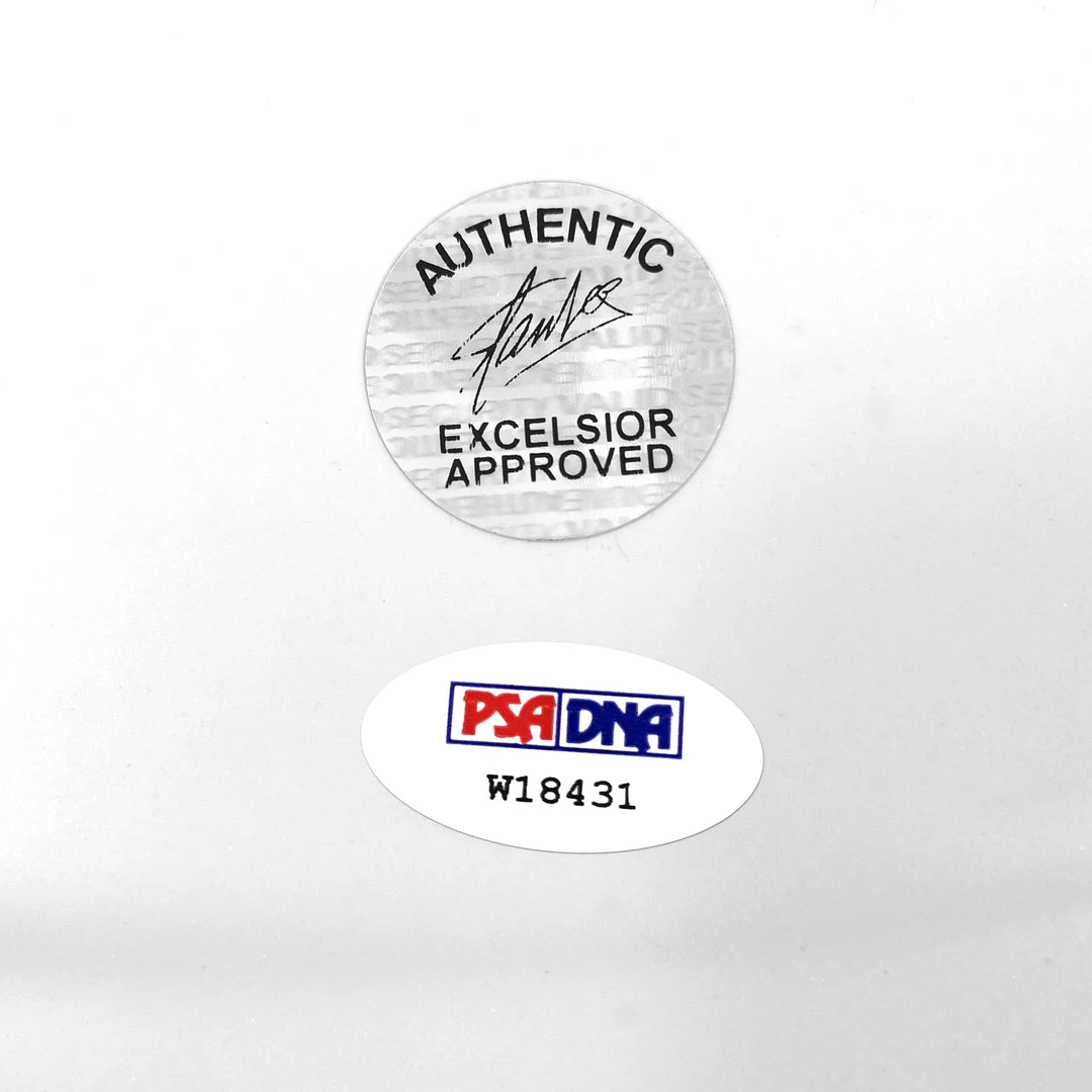 PPC Signed Memorabilia Captain America- Psa/Dna & Excelsior Certified Hand-Signed Shield By Stan Lee Custom Shadowbox Frame 3 PPC Signed Memorabilia Captain America- Psa/Dna & Excelsior Certified Hand-Signed Shield By Stan Lee Custom Shadowbox Frame