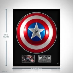 PPC Signed Memorabilia Captain America- Psa/Dna & Excelsior Certified Hand-Signed Shield By Stan Lee Custom Shadowbox Frame 17 PPC Signed Memorabilia Captain America- Psa/Dna & Excelsior Certified Hand-Signed Shield By Stan Lee Custom Shadowbox Frame