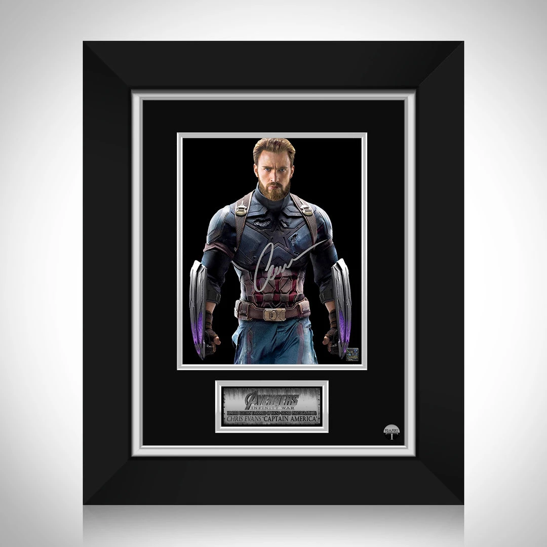 RARE-T Avengers Infinity War - Captain America Photo Limited Signature Edition Studio Licensed Custom Frame 1 RARE-T Avengers Infinity War - Captain America Photo Limited Signature Edition Studio Licensed Custom Frame