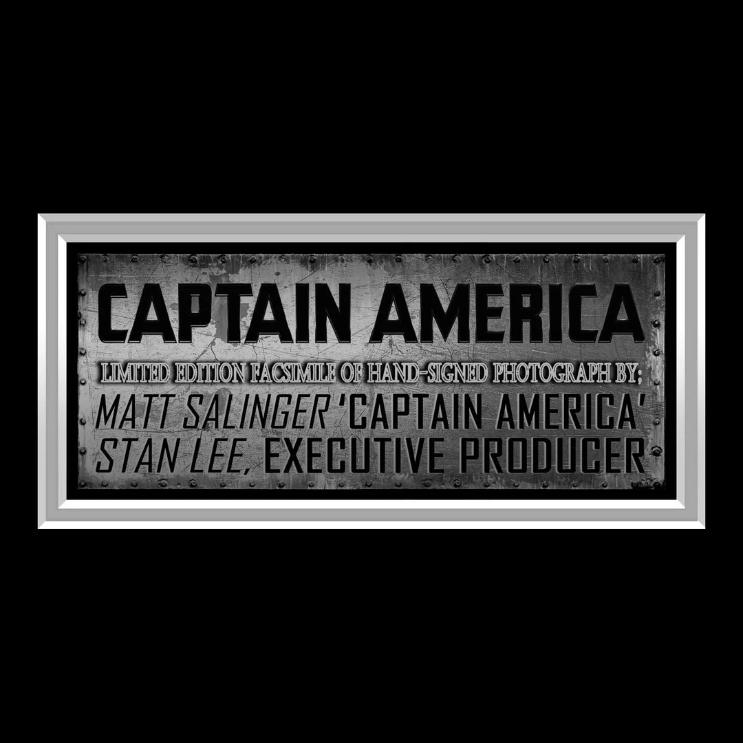 RARE-T Captain America (1990) Photo Limited Signature Edition Studio Licensed Custom Frame Limited Edition Frames 6 RARE-T Captain America (1990) Photo Limited Signature Edition Studio Licensed Custom Frame Limited Edition Frames