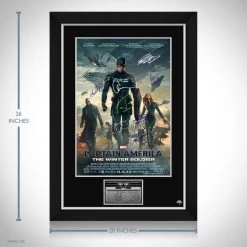 RARE-T Limited Edition Frames Captain America - Winter Soldier Mini Poster Limited Signature Edition Studio Licensed Custom Frame