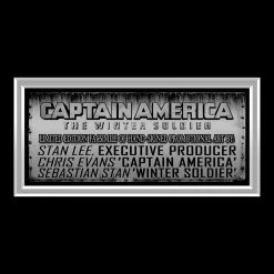 RARE-T Captain America Vs Winter Soldier Promotional Art Limited Signature Edition Studio Licensed Custom Frame