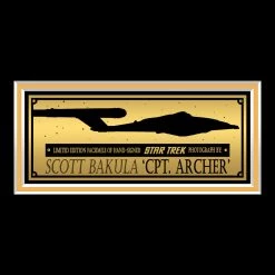RARE-T Star Trek - Captain Archer Photo Limited Signature Edition Studio Licensed Custom Frame Limited Edition Frames 9 RARE-T Star Trek - Captain Archer Photo Limited Signature Edition Studio Licensed Custom Frame Limited Edition Frames