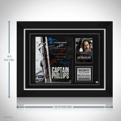 RARE-T Captain Phillips Script Limited Signature Edition Studio Licensed Custom Frame 12 RARE-T Captain Phillips Script Limited Signature Edition Studio Licensed Custom Frame