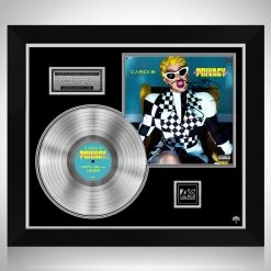 RARE-T Cardi B - Invasion Of Privacy Platinum LP Limited Signature Edition Studio Licensed Custom Frame