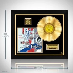 RARE-T Limited Edition Frames Carl Perkins - Dance Album Gold LP Limited Signature Edition Studio Licensed Custom Frame
