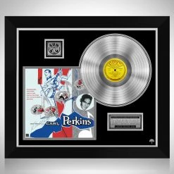 RARE-T Carl Perkins - Dance Album Platinum LP Limited Signature Edition Studio Licensed Custom Frame