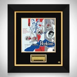 RARE-T Carl Perkins - Dance Album LP Cover Limited Signature Edition Studio Licensed Custom Frame Limited Edition Frames