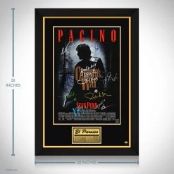 RARE-T Carlito's Way Mini Poster Limited Signature Edition Studio Licensed Custom Frame Limited Edition Frames