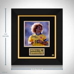 RARE-T Limited Edition Frames Colombia - Carlos Valderrama Photo Limited Signature Edition Studio Licensed Custom Frame