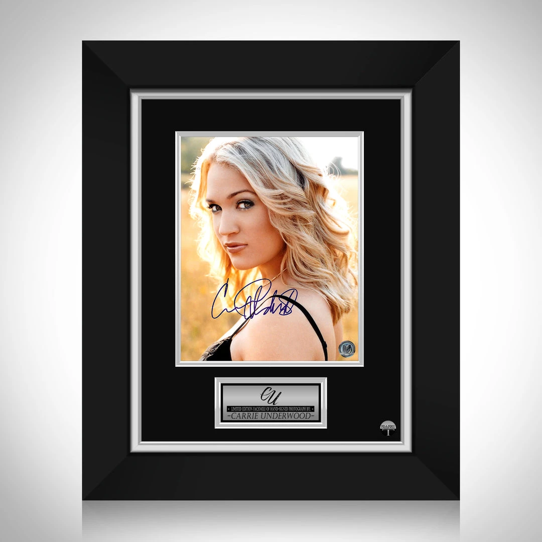 RARE-T Limited Edition Frames Carrie Underwood Photo Limited Signature Edition Studio Licensed Custom Frame 8 RARE-T Limited Edition Frames Carrie Underwood Photo Limited Signature Edition Studio Licensed Custom Frame