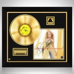 RARE-T Carrie Underwood - Carnival Ride Limited Signature Edition Studio Licensed Gold LP Custom Frame Limited Edition Frames