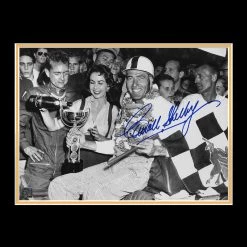 RARE-T Sports Memorabilia Carroll Shelby Photo Limited Signature Edition Licensed Custom Frame