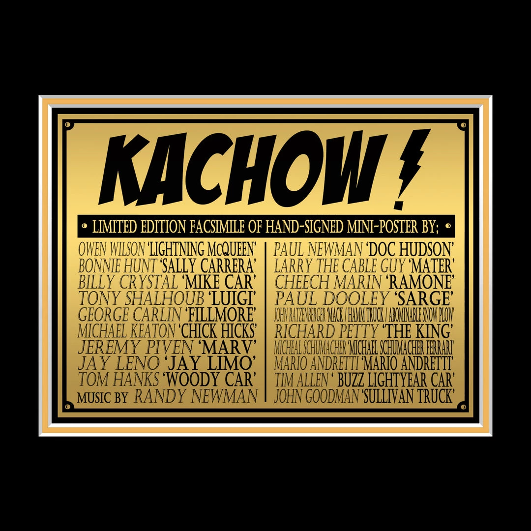 RARE-T Cars Mini Poster Limited Signature Edition Studio Licensed Custom Frame 6 RARE-T Cars Mini Poster Limited Signature Edition Studio Licensed Custom Frame