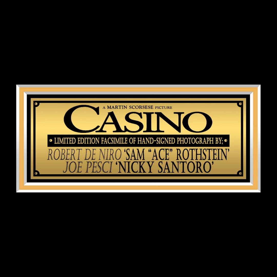 RARE-T Limited Edition Frames Casino Photo Limited Signature Edition Studio Licensed Custom Frame 5 RARE-T Limited Edition Frames Casino Photo Limited Signature Edition Studio Licensed Custom Frame