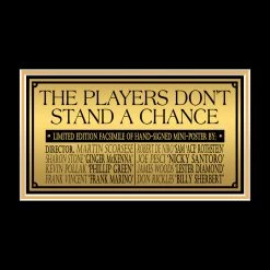 RARE-T Limited Edition Frames Casino Mini Poster Limited Signature Edition Studio Licensed Custom Frame