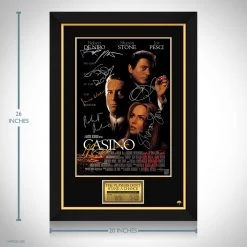 RARE-T Limited Edition Frames Casino Mini Poster Limited Signature Edition Studio Licensed Custom Frame