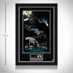 RARE-T Limited Edition Frames James Bond Casino Royale Mini Poster Signature Edition Studio Licensed Custom Frame