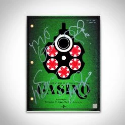 RARE-T Casino Movie Script Limited Signature Edition Studio Licensed Custom Frame Limited Edition Frames