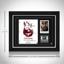 RARE-T Cast Away Script Limited Signature Edition Studio Licensed Custom Frame Limited Edition Frames