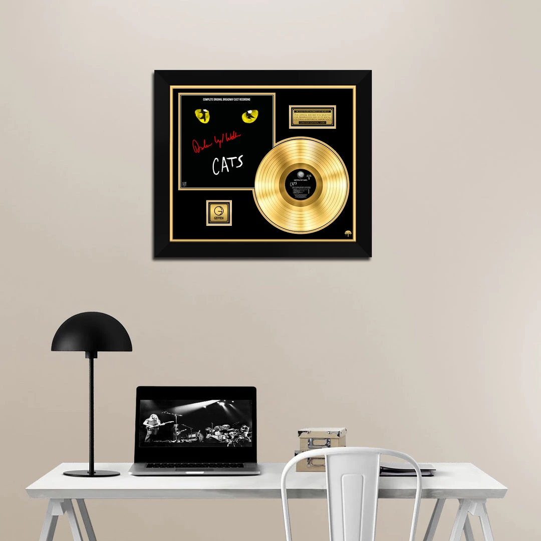 RARE-T Cats - Original Broadway Cast Recording Gold LP Limited Signature Edition Studio Licensed Custom Frame 2 RARE-T Cats - Original Broadway Cast Recording Gold LP Limited Signature Edition Studio Licensed Custom Frame