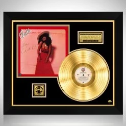 Rare-T Chaka - Chaka Khan Gold LP Limited Signature Edition Studio Licensed Custom Frame Limited Edition Frames