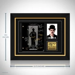 RARE-T Chaplin (1992) Transcript Limited Signature Edition Studio Licensed Custom Frame