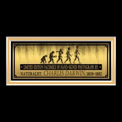 RARE-T Limited Edition Frames Charles Darwin Photo Limited Signature Edition Studio Licensed Custom Frame 11 RARE-T Limited Edition Frames Charles Darwin Photo Limited Signature Edition Studio Licensed Custom Frame