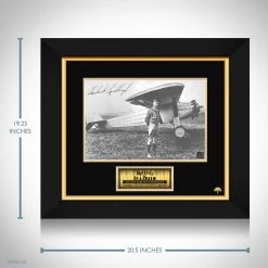 RARE-T Charles Lindbergh Limited Signature Edition Studio Licensed Photo Custom Frame Limited Edition Frames