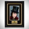 RARE-T Charlie And The Chocolate Factory - Willy Wonka Photo Limited Signature Edition Studio Licensed Custom Frame Limited Edition Frames