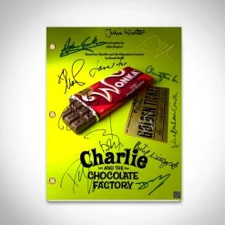 RARE-T Charlie And The Chocolate Factory (2005) Transcript Limited Signature Edition Studio Licensed Custom Frame Limited Edition Frames