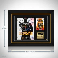 RARE-T Charlie's Angels Script Limited Signature Edition Studio Licensed Custom Frame