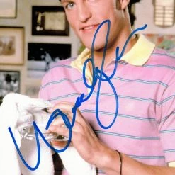APW Cheers- 'Woody Boyd' Hand-Signed Photo By Woody Harrelson Custom Frame Signed Memorabilia