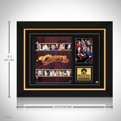 RARE-T Cheers Script Limited Signature Edition Studio Licensed Custom Frame Limited Edition Frames