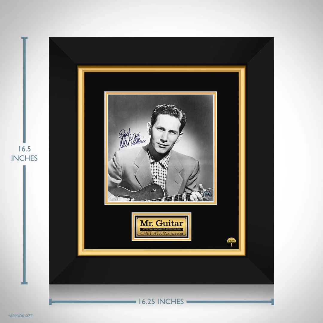 RARE-T Chet Atkins Photo Limited Signature Edition Studio Licensed Custom Frame 3 RARE-T Chet Atkins Photo Limited Signature Edition Studio Licensed Custom Frame